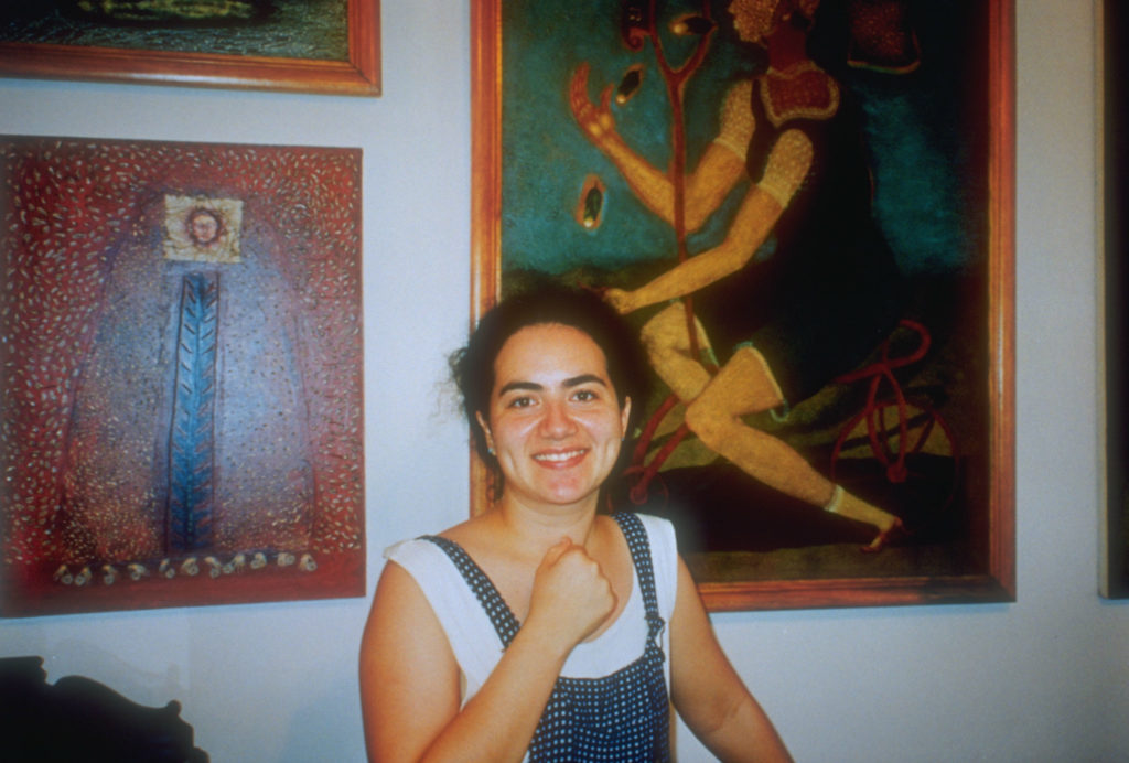 Elsa Mora, WBB artist in her home in Havana, Cuba Elsa Mora, WBB artist in her home in Havana, Cuba