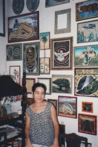 Jacqueline Brito in her studio Jacqueline Brito in her studio