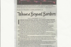 Rubicon Theatre's World Premiere of Women Beyond Borders