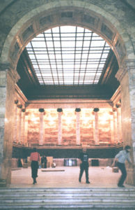 Pink marble room at the Russian Ethnographic Museum